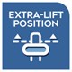 Extra-lift position