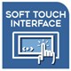 Soft touch interface Soft touch interface